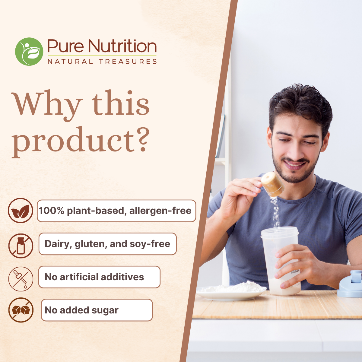 Vegan Protein Banana Strawberry  Plant-Based Protein (500g)