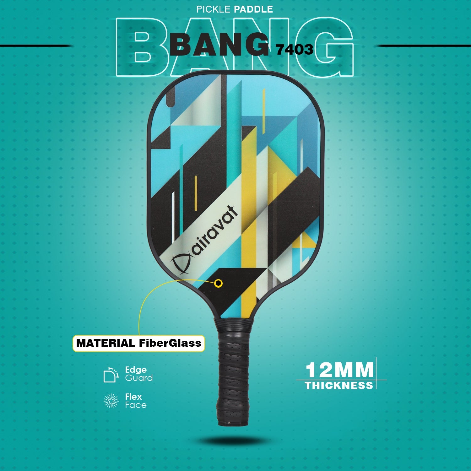 BANG PICKLEBALL PADDLE - 7403 WITH BAG
