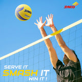 Synco Smash Rubber Moulded Volleyball Ball (Size-5)