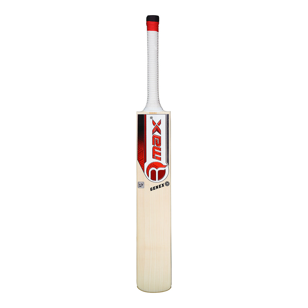 RMax English Willow Genex Plus Leather Ball Cricket Bat with Bat Cover | Kibi Sports