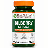 Bilberry Extract 400 mg | Antioxidant & Daily Wellness Support | 60 Capsules - Nutrition by Pure Nutrition