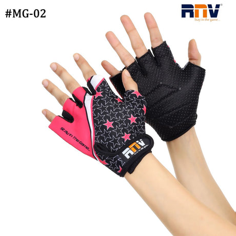 MG-02,GYM GLOVES (PINK) | R.N.V. Sports (India) Pvt. Ltd.