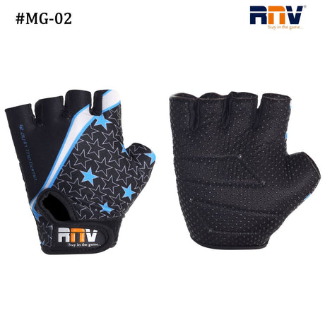 MG-02,GYM GLOVES(BLUE) | R.N.V. Sports (India) Pvt. Ltd.