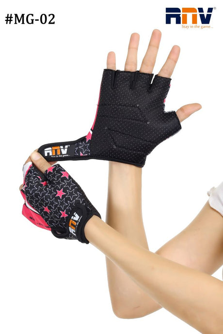 MG-02,GYM GLOVES (PINK) | R.N.V. Sports (India) Pvt. Ltd.