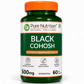 Black Cohosh 500 mg | 60 Vegetarian Capsules - Nutrition by Pure Nutrition