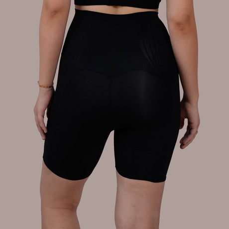 Ultimate Sculpting Seamless High Waist Compression Shaper Shorts - Tummy, Hip & Thigh Control for a Flawless Silhouette