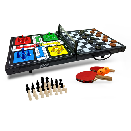STAG GLOBAL Supermini 4 in 1 Table Tennis Table |  Portable Table To Play Any Where