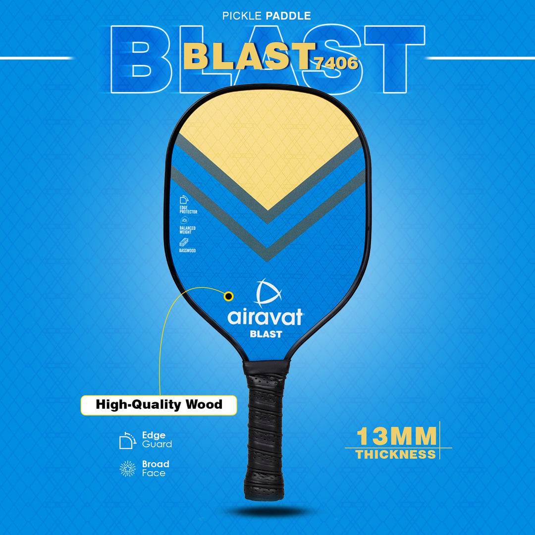 BLAST WOODEN PICKLEPADDLE - 7406 WITH BAG