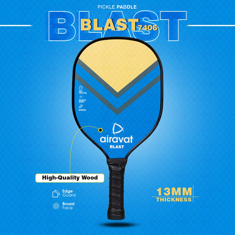 BLAST WOODEN PICKLEPADDLE - 7406 WITH BAG