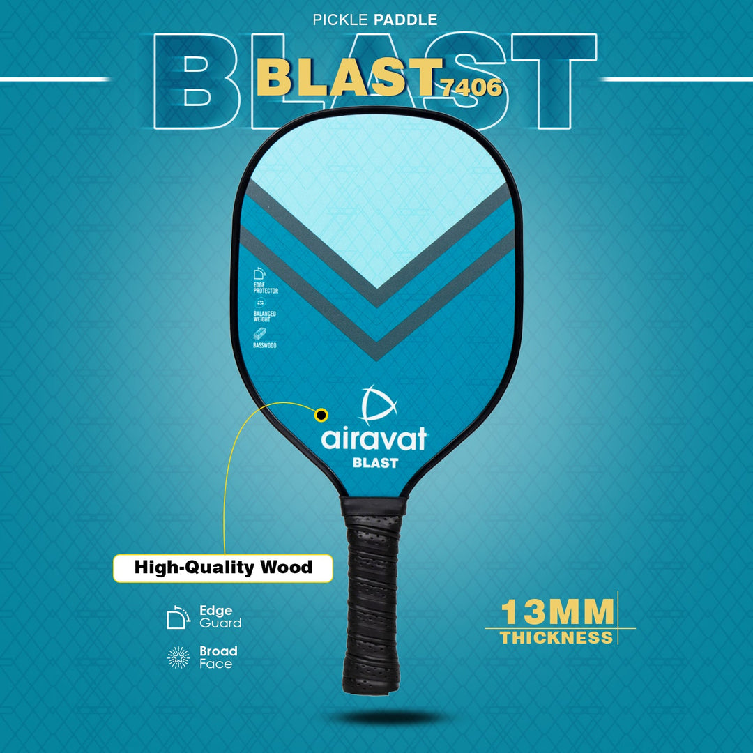BLAST WOODEN PICKLEPADDLE - 7406 WITH BAG