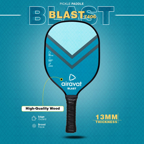 BLAST WOODEN PICKLEPADDLE - 7406 WITH BAG