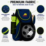 Synco Blaze Football Bag (Blue Green)
