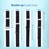 Classic Yoga Belt Set of 10