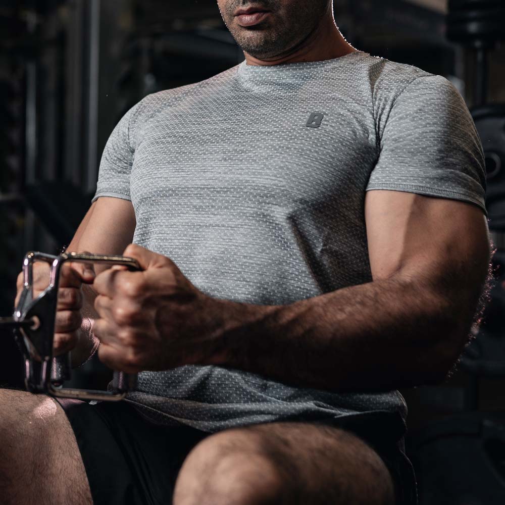 Boost Tee Men - Light Grey