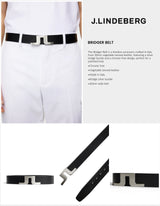 J Lindeberg Men's Bridger Belt - Black