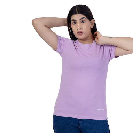 Breeze T Shirt Lilac | Omtex