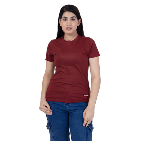 Breeze T Shirt Maroon | Omtex