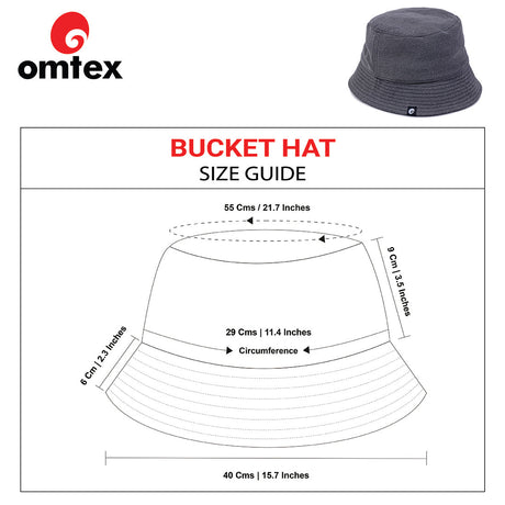 Bucket Hat Denim - Grey | Omtex