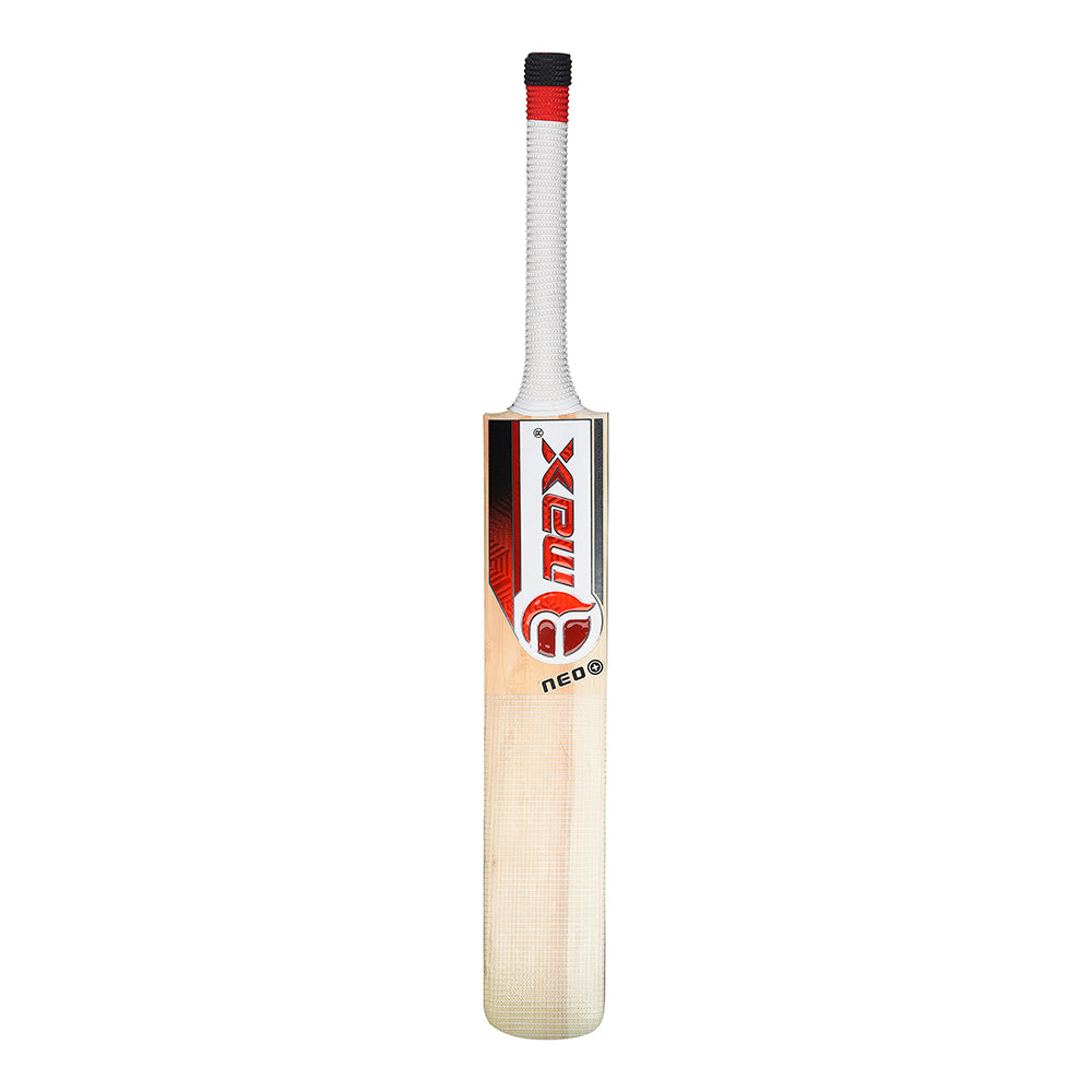 RMax English Willow Neo Plus Leather Ball Cricket Bat with Bat Cover | Kibi Sports