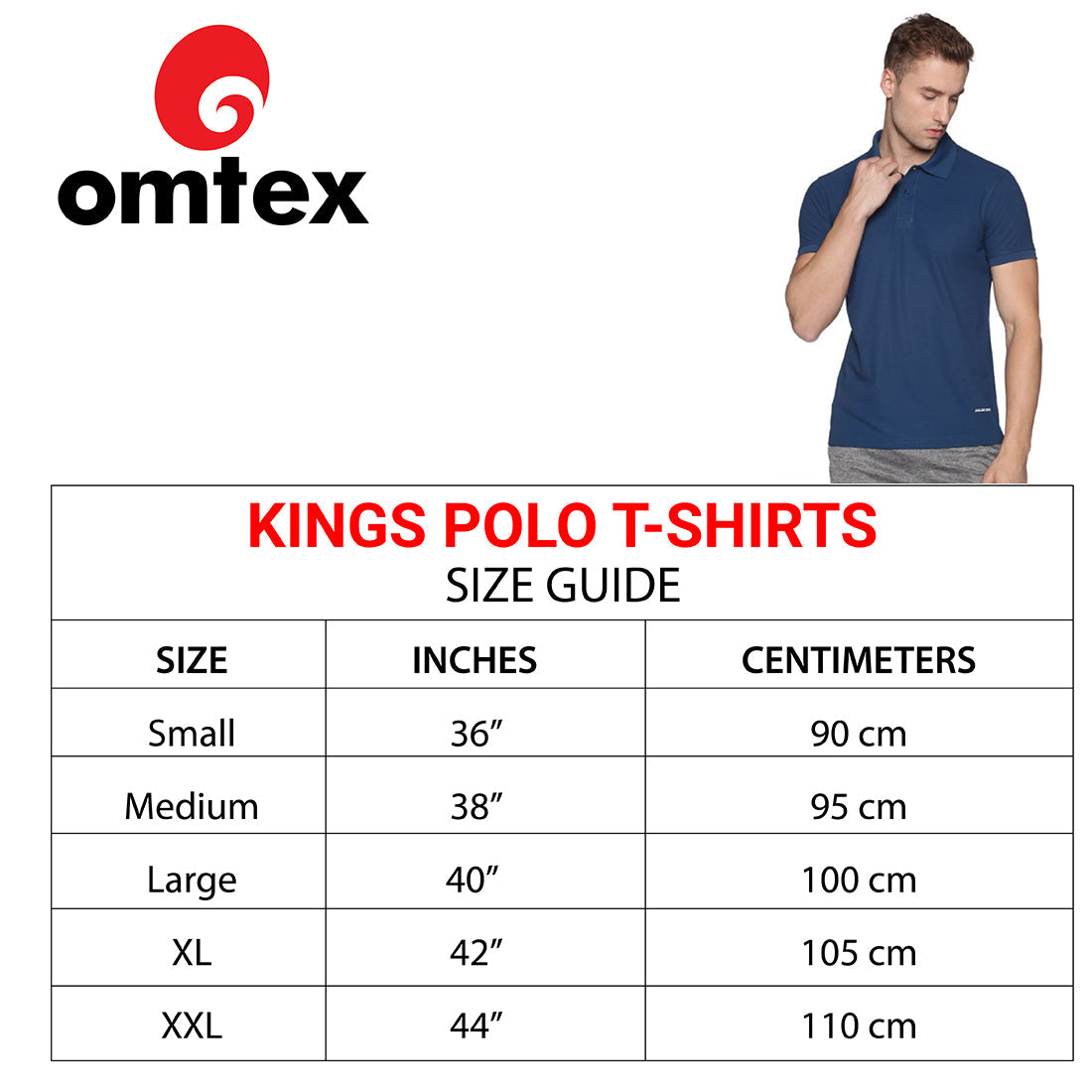 Kings Polo T Shirts Rama Blue