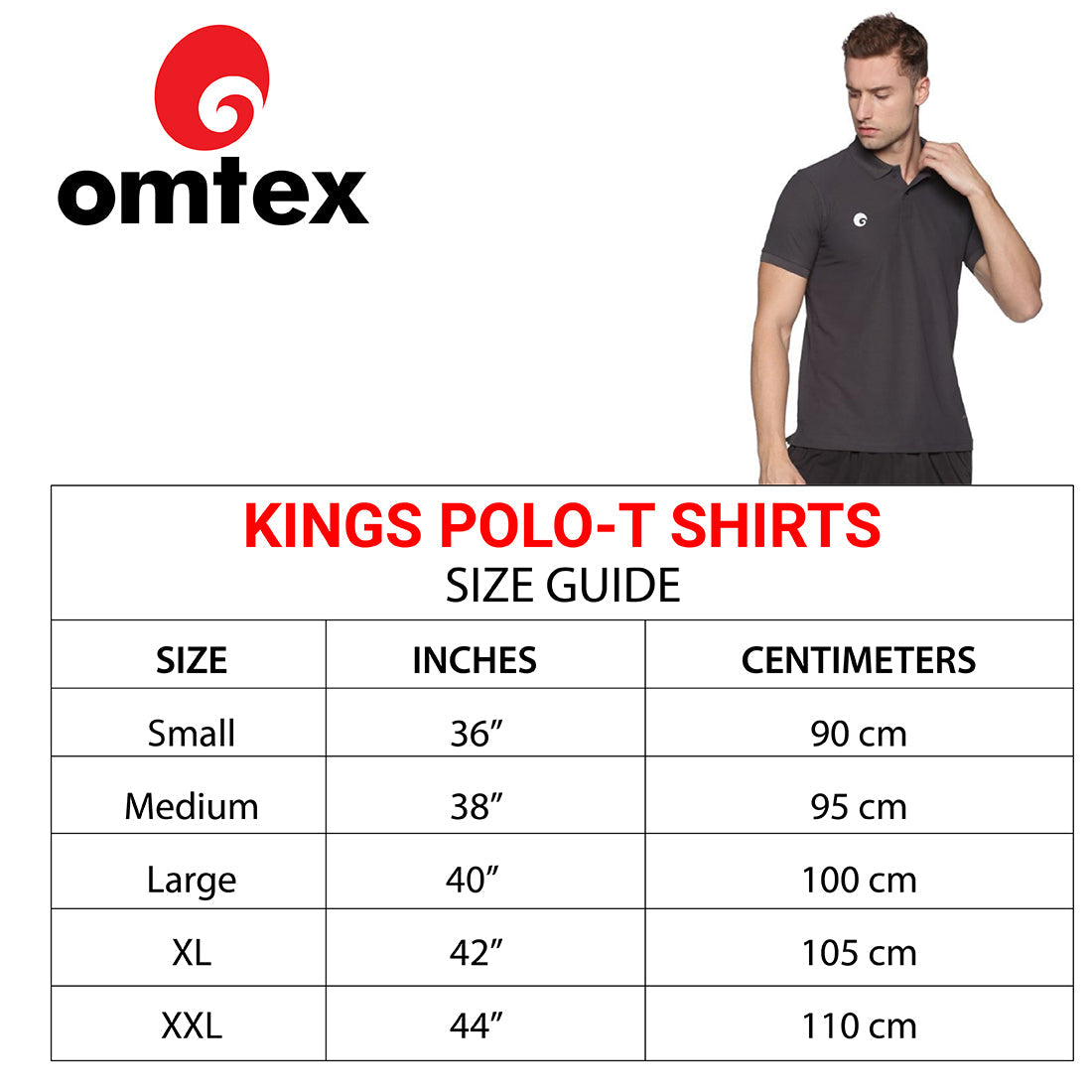 Kings Polo T Shirts Carbon Grey