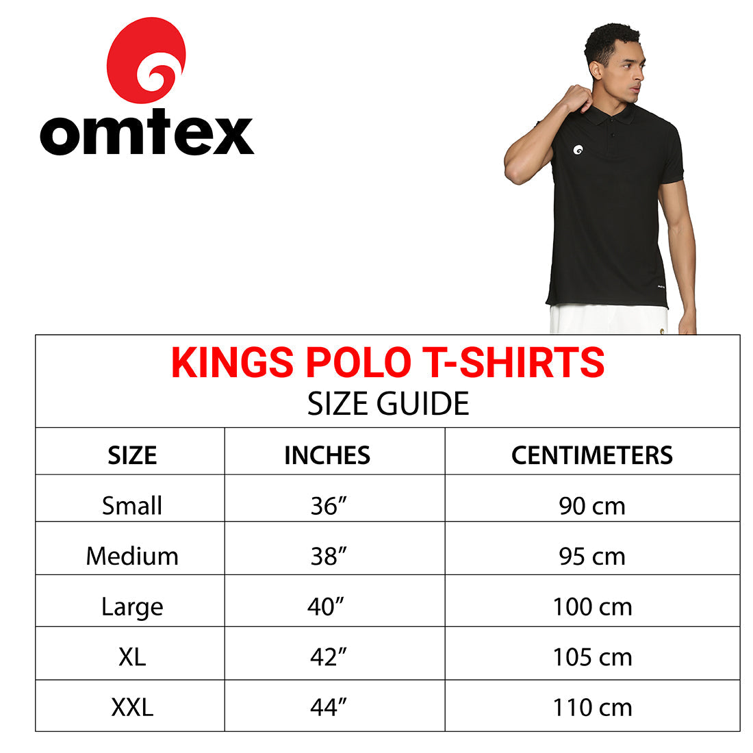 Kings Polo T-shirt Black
