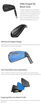 Cobra King Forged Tec Black (4-PW) Steel Irons