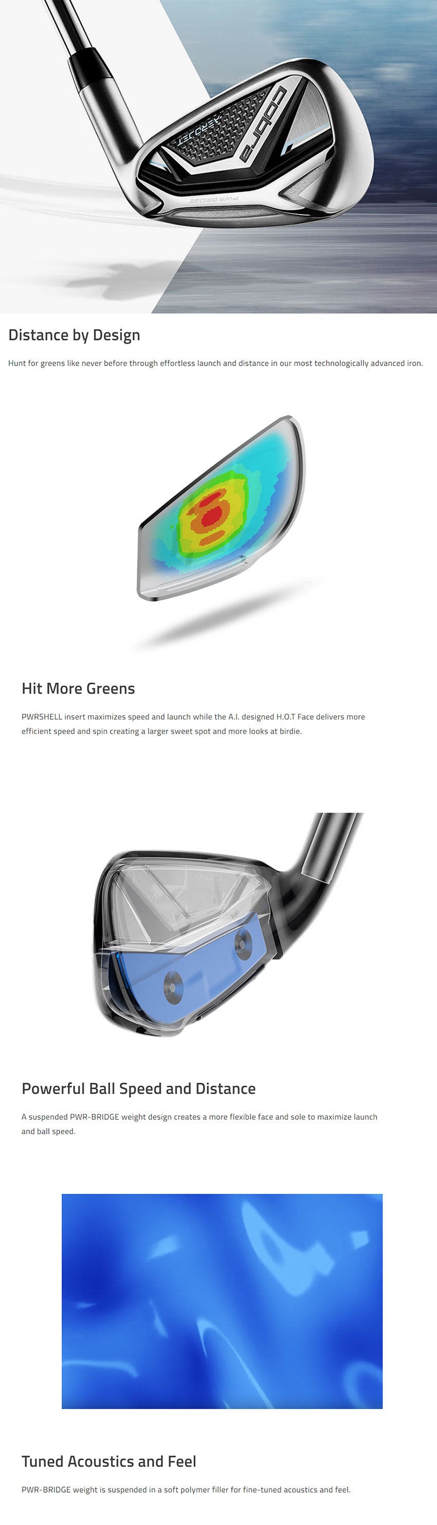 Cobra Women's Aerojet (6-SW) Graphite Irons