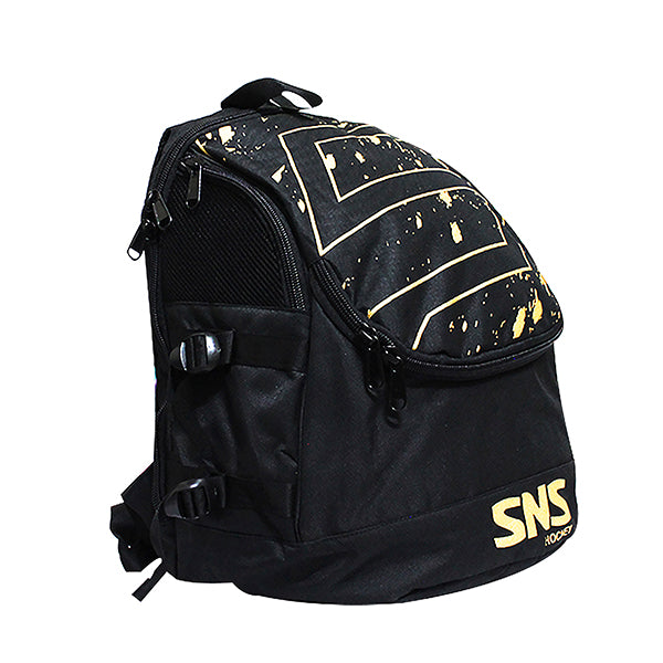 SNS Compact Backpack Bag For Hockey And Other Sports – BLACK