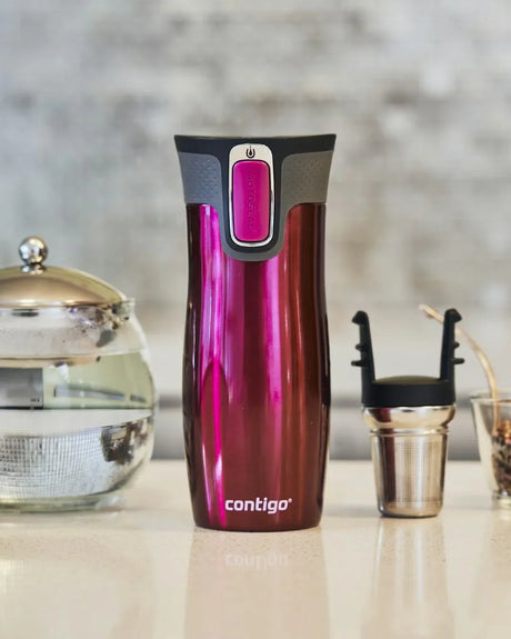 CONTIGO AUTOSEAL™ West Loop Travel Mug, 470ml - Raspberry