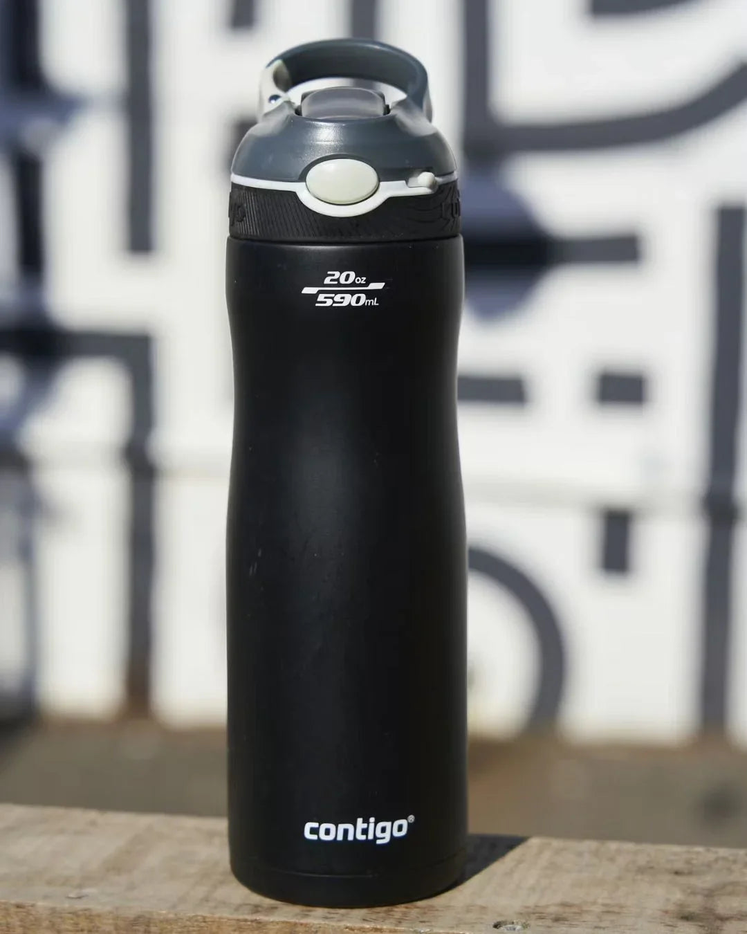 CONTIGO Ashland Chill AUTOSPOUT™ Vacuum-Insulated Water Bottle, 590 ml - Matte Black