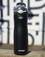 CONTIGO Ashland Chill AUTOSPOUT™ Vacuum-Insulated Water Bottle, 590 ml - Matte Black