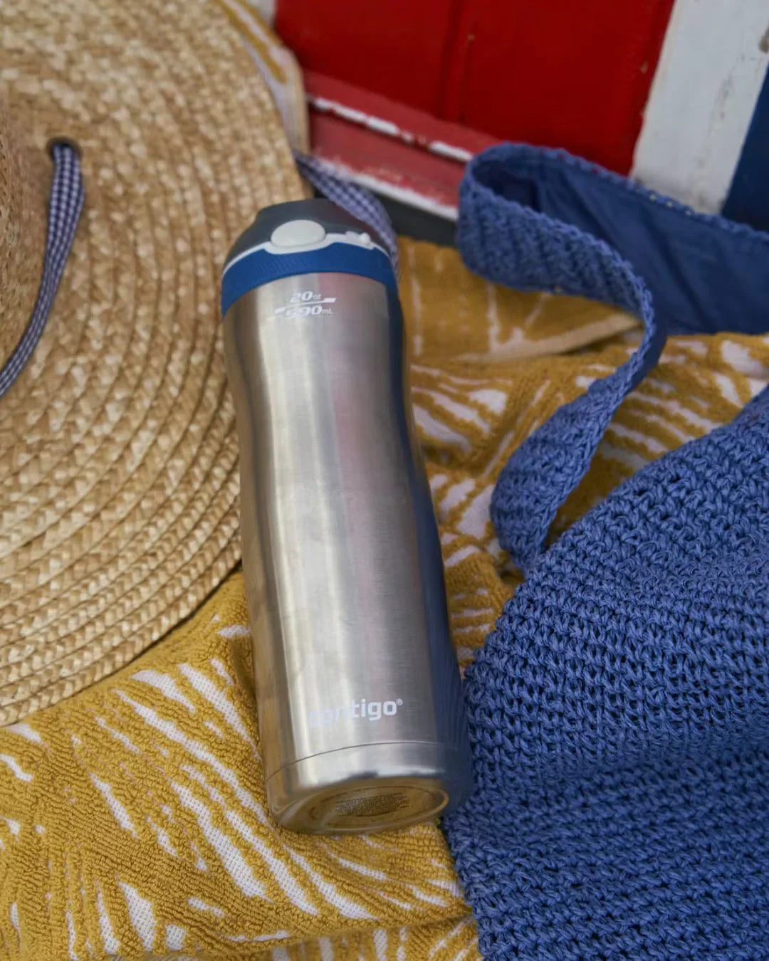 CONTIGO Ashland Chill AUTOSPOUT™ Vacuum-Insulated Water Bottle, 590 ml - Monaco