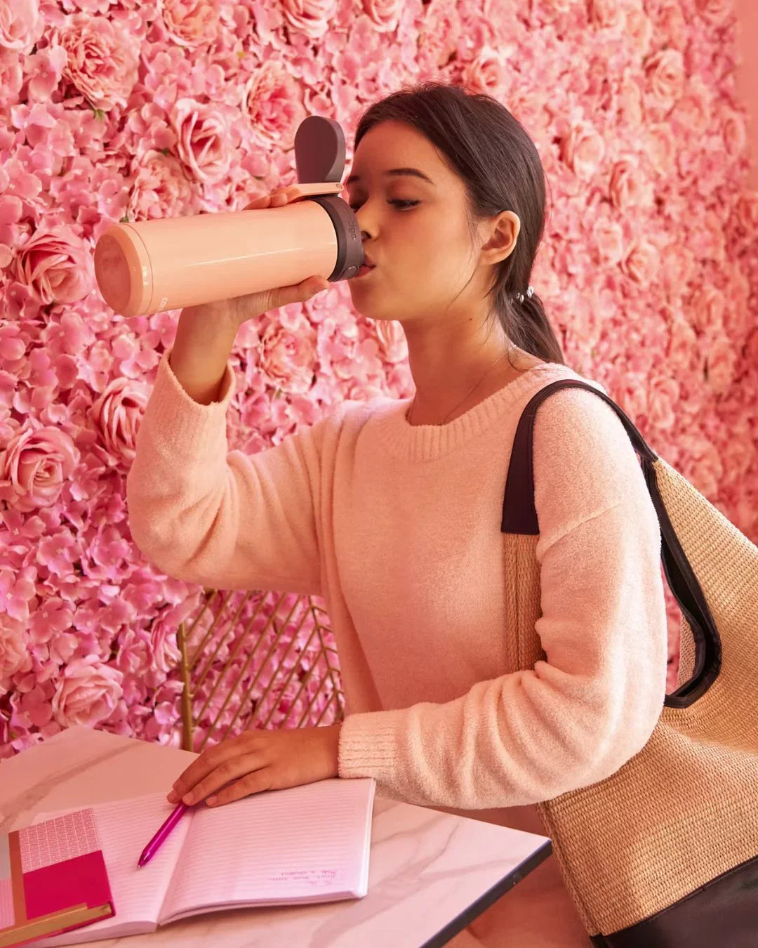 CONTIGO Jackson Chill AUTOPOP™ Vacuum-Insulated Water Bottle, 590 ml - Pink Lemonade