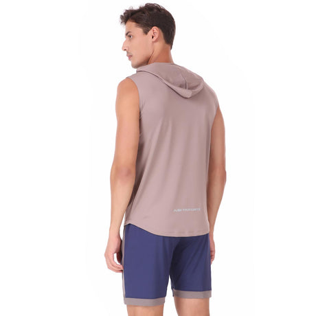 Performance Hoodie For Men (Light Brown)