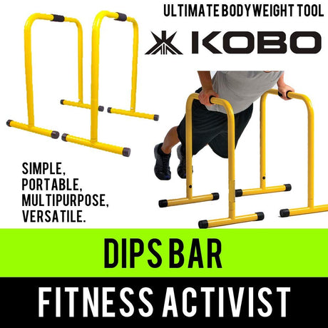 Kobo CTA-24 Fitness Equalizer Dip Bars Stand | Kobo