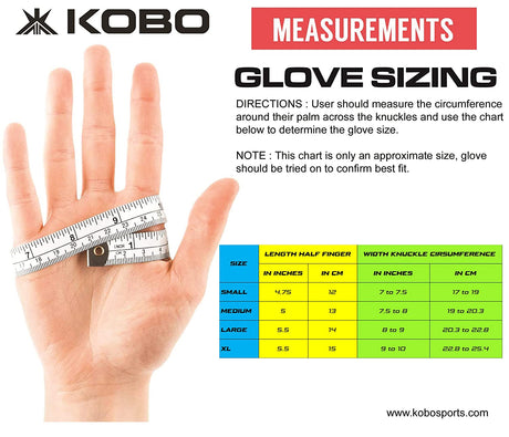 Kobo WTG-02 Gym Gloves with Wrist Support | Kobo