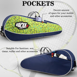 Pro Green 26L Unisex Lightweight Tennis Badminton Squash Equipment Cover Kit Bag | 4T 6B Racket |Duffel