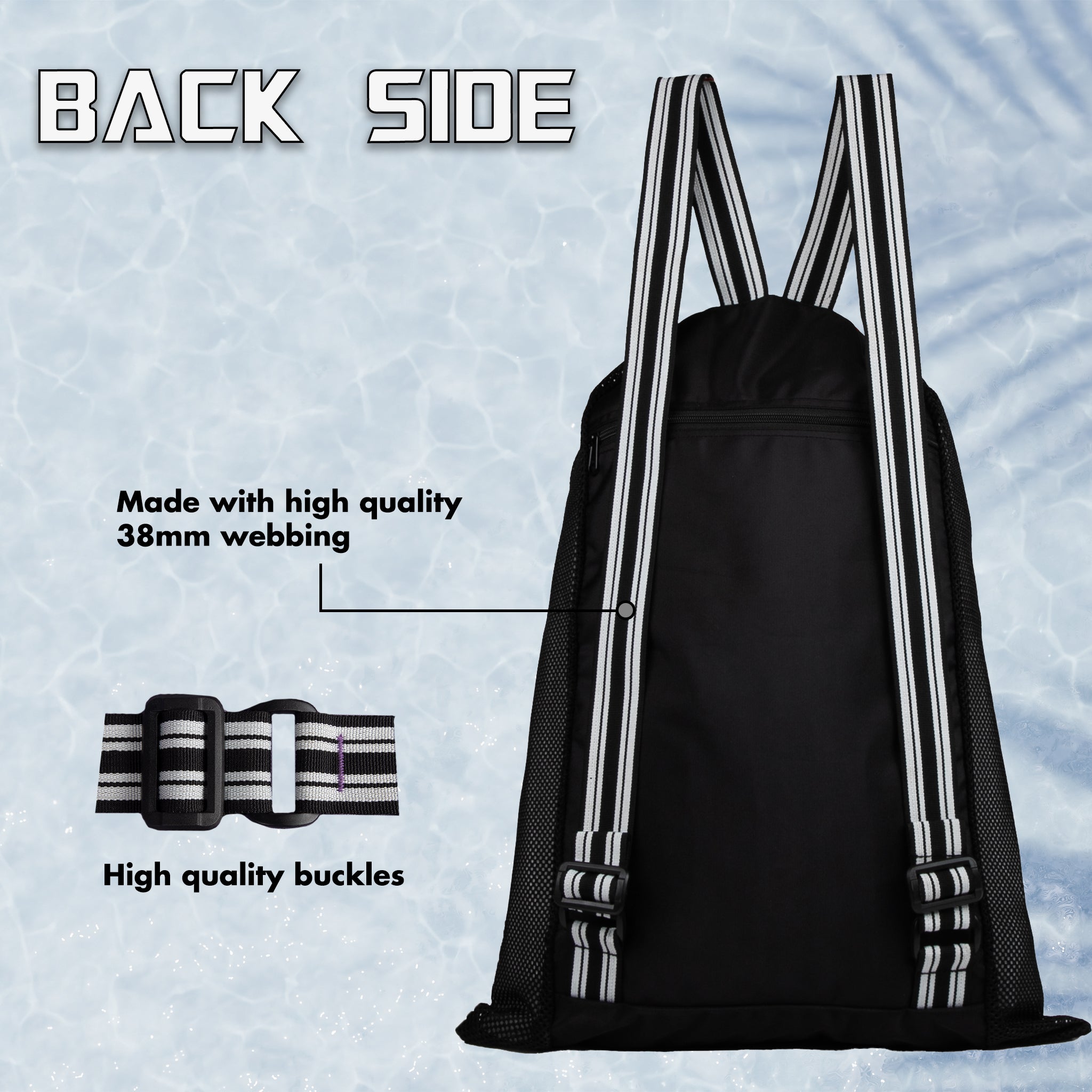 Freestyle Red Black 20L Unisex Swimming Equipment Bag | Water Sports | Wet Dry Compartments Bag | Beach | Drawstring Backpack|Pocket Cap & Goggles Mobile|Lightweight|Water Resistant | Men Women