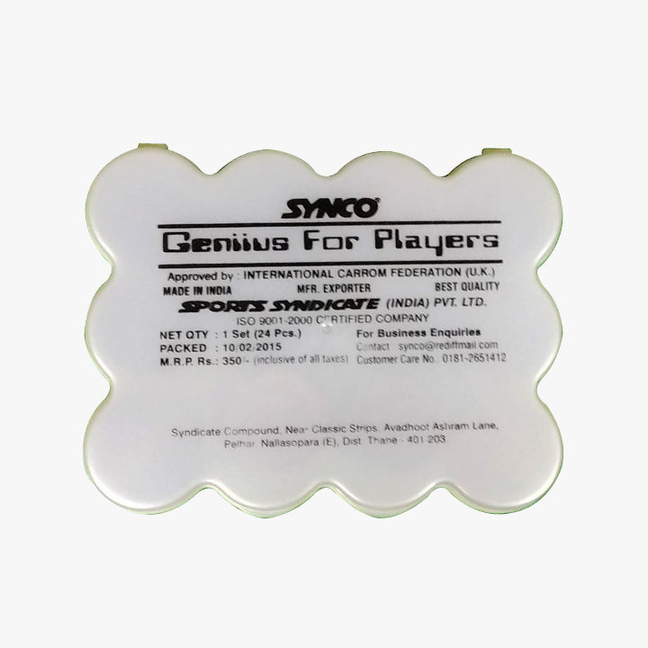Synco Tournament Carrom Board Set 20mm