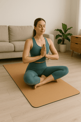 Vedam Cork Yoga Mat | Non-Slip Eco Rubber Base