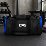 STAG GLOBAL Duffle Bag,  Durable Travel Companion, Comfortable shoulder strap, Black & Blue