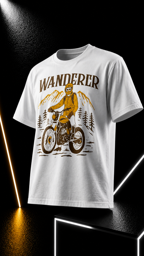 Wanderer - T-Shirt - white | 100kmph