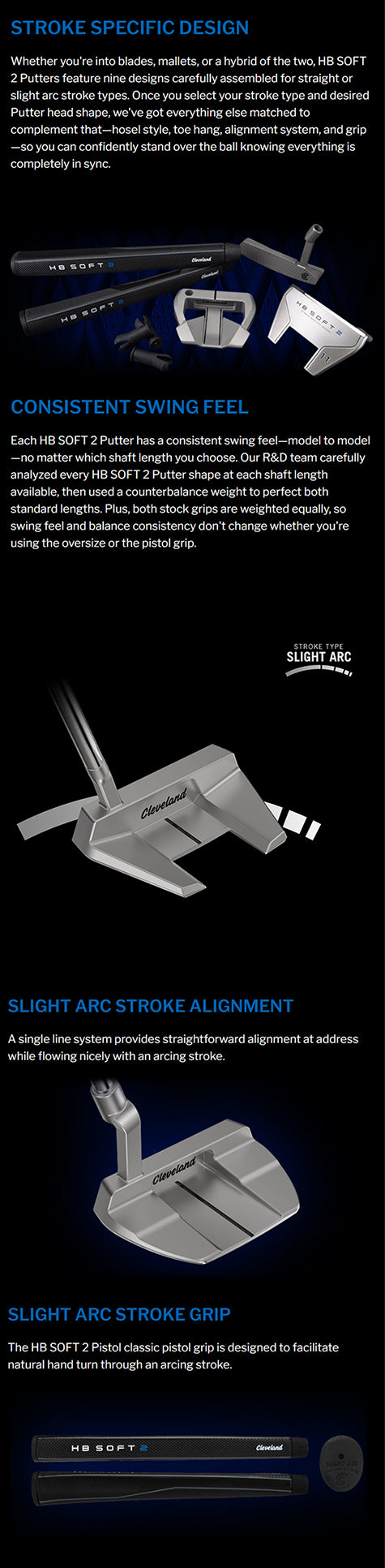 Cleveland HB Soft 2 #11S Putter