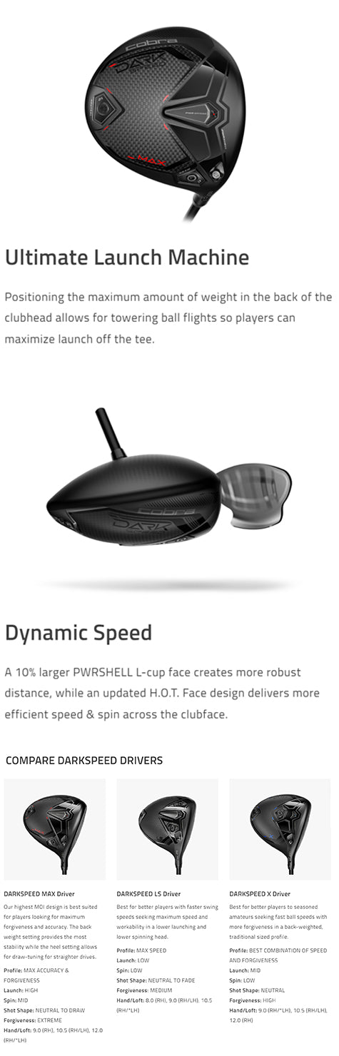 Cobra Darkspeed Max Driver