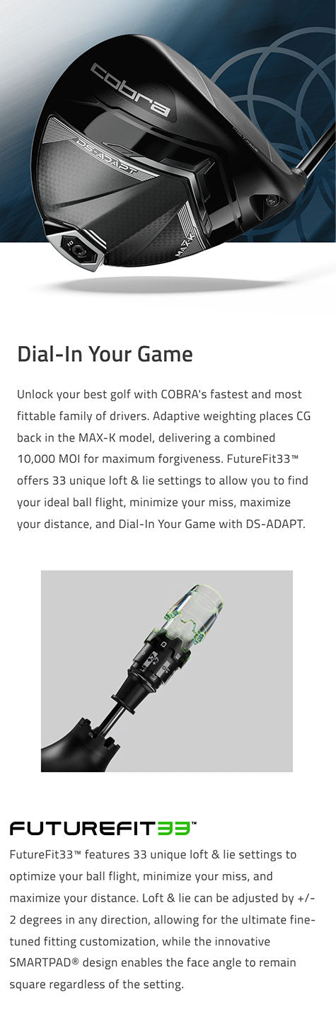 Cobra DS-Adapt Max-K Driver