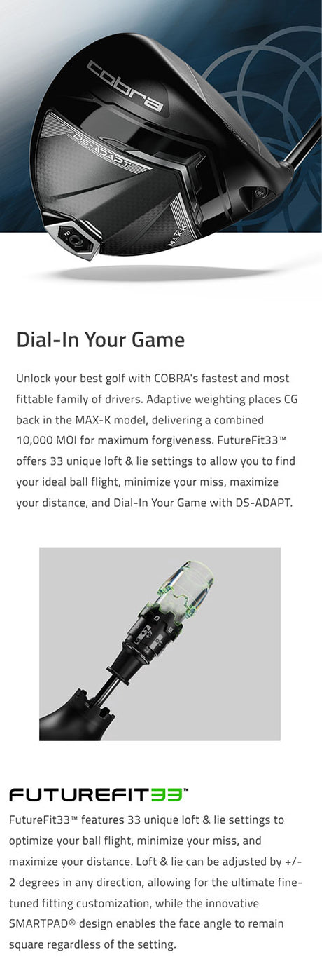 Cobra DS-Adapt Max-K Driver