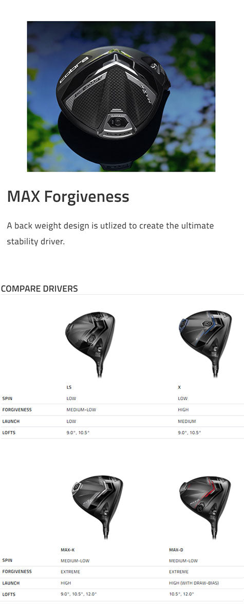 Cobra DS-Adapt Max-K Driver