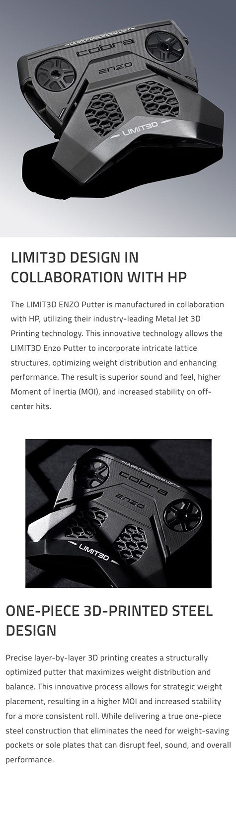 Cobra King 3D Printed Enzo Limited Edition Putter