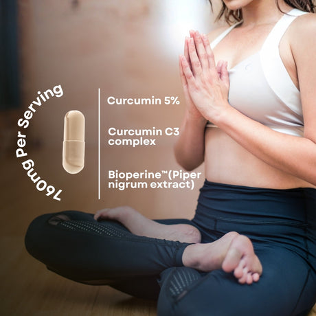 Curcumin with C3 Complex & Bioperine 60 Veg Capsules | Joint & Immunity